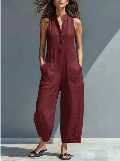 Lucinda | Mono elegante sin mangas