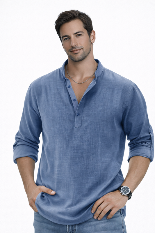 Alvaro-Camisa cuello alto