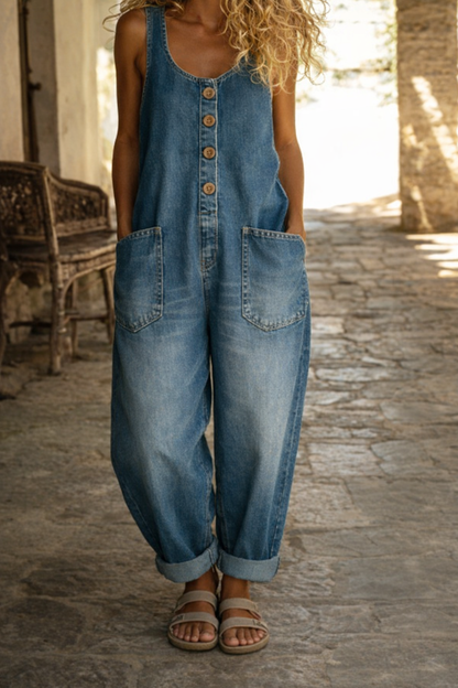 Rocio - Mono informal de denim