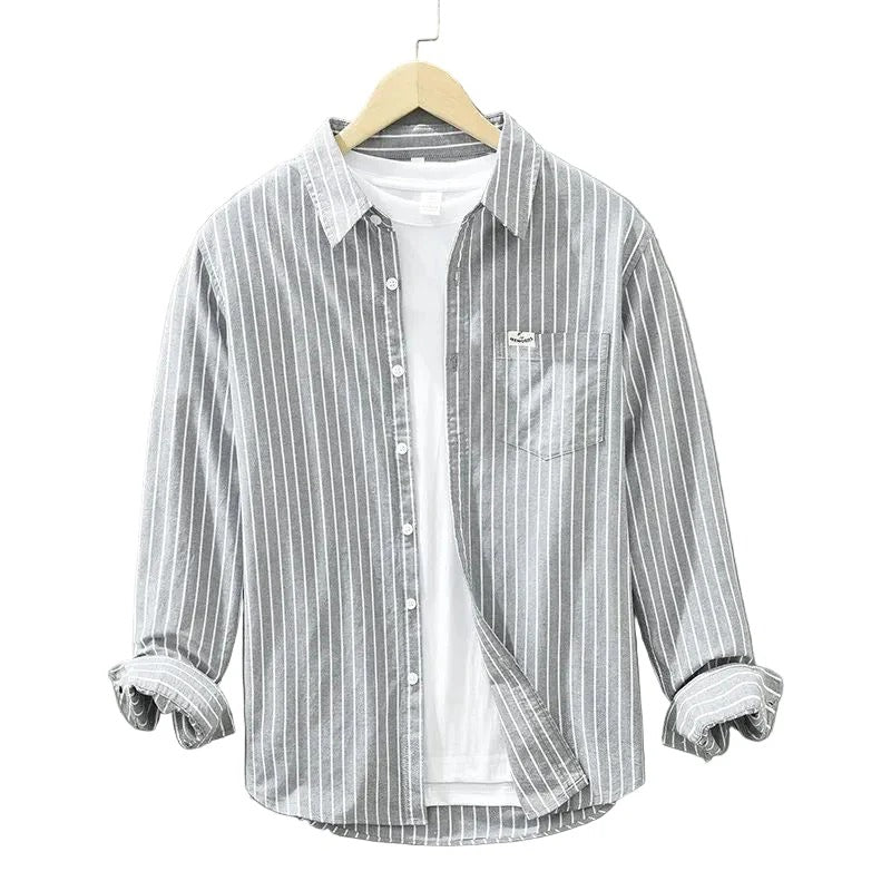 Felipe-Camisa de rayas con elegancia versátil