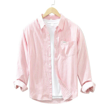 Felipe-Camisa de rayas con elegancia versátil
