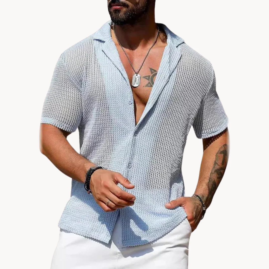 Alex-Camisa calada de manga corta