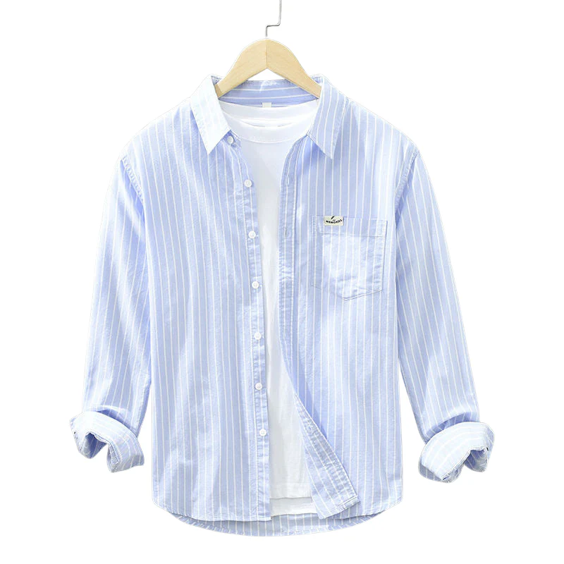 Felipe-Camisa de rayas con elegancia versátil