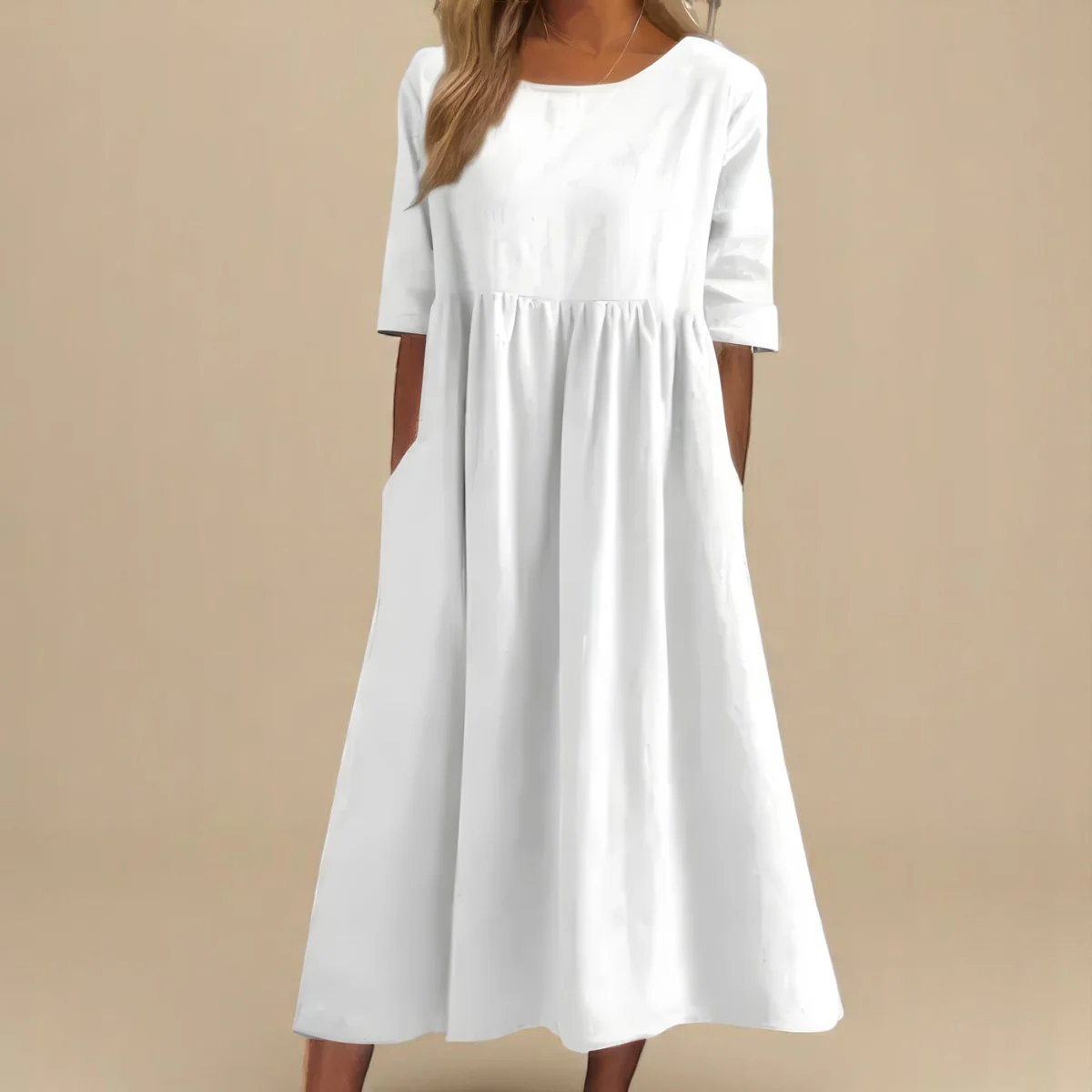 Aitana - Vestido de Algodón Transpirable