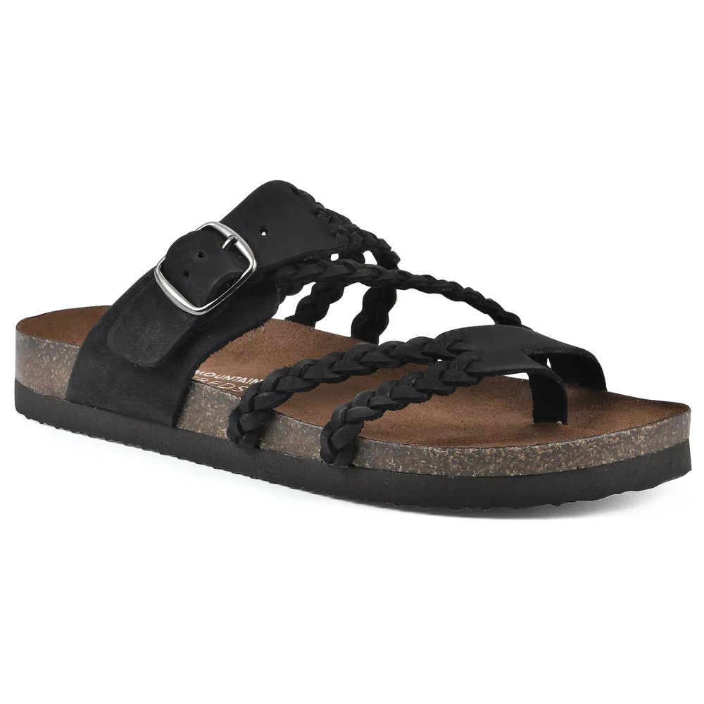 Sandalia de corcho trenzado