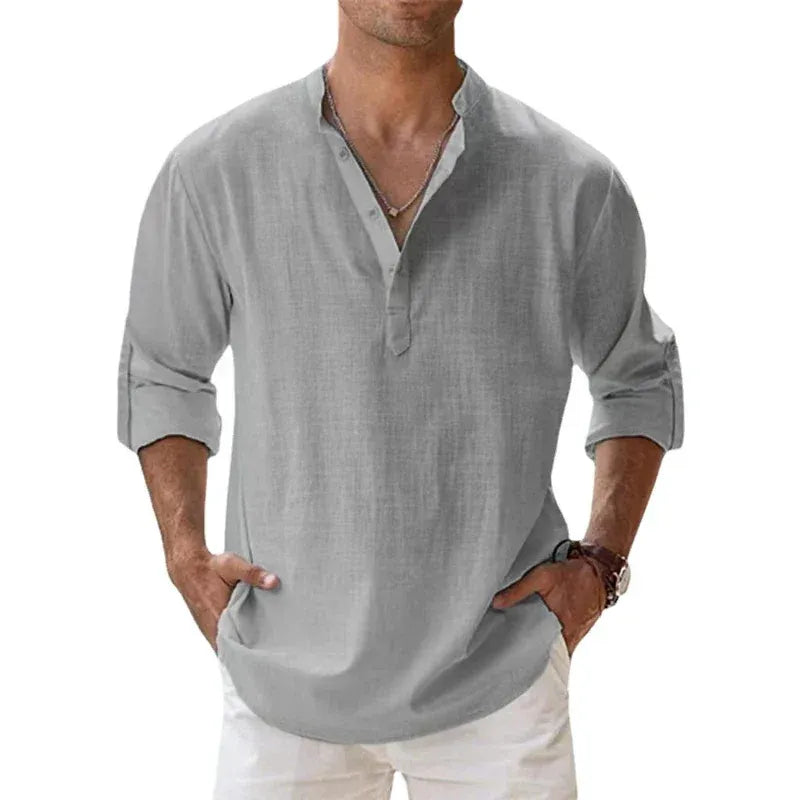Alvaro-Camisa cuello alto
