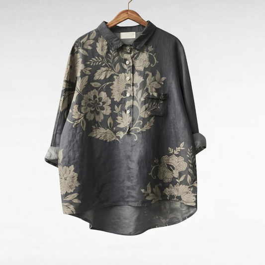 Chiara | Blusa elegante con estampa floral