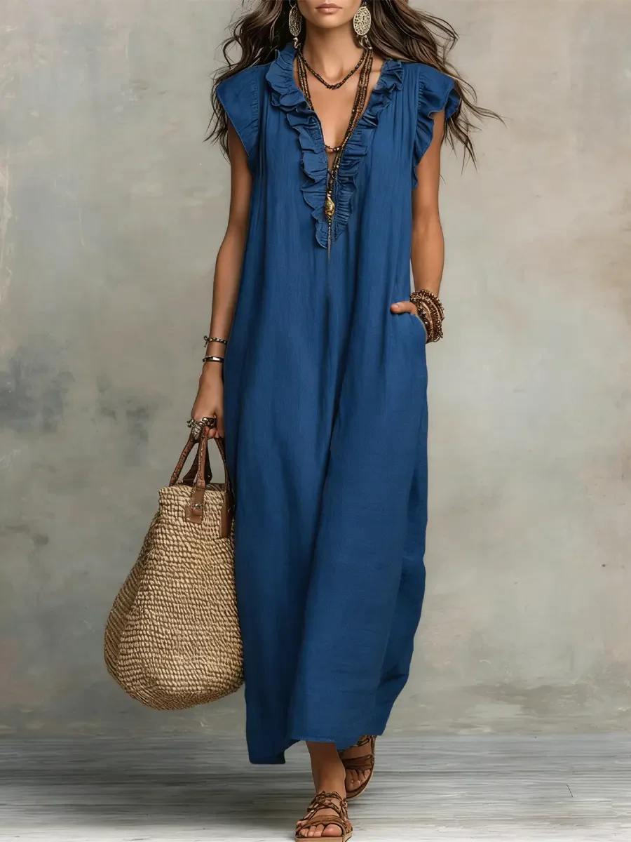 Camelia | Vestido largo bohemio
