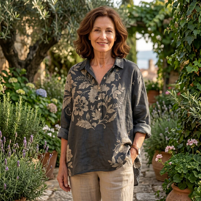 Chiara | Blusa elegante con estampa floral
