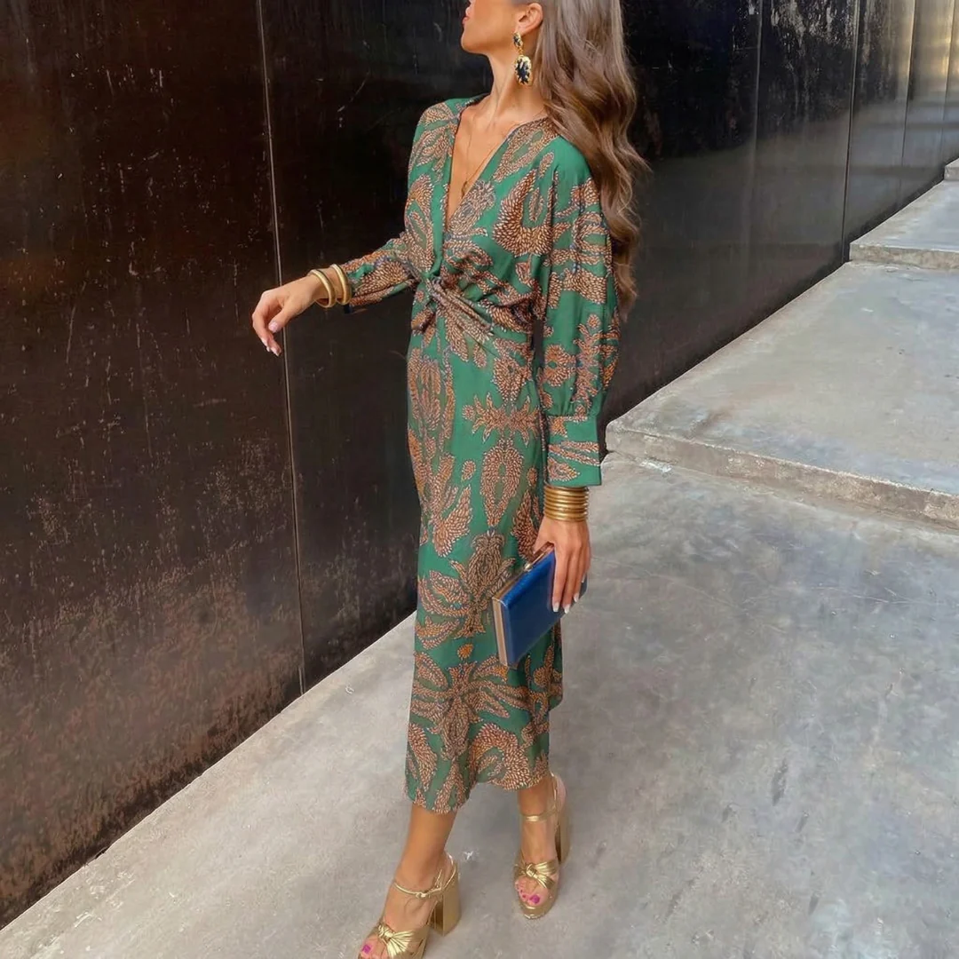 Isadora – Elegante vestido midi