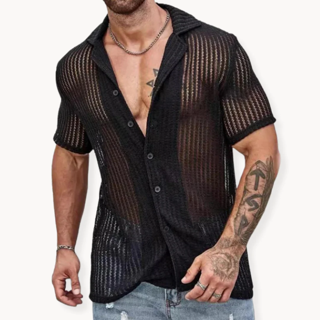 Alex-Camisa calada de manga corta