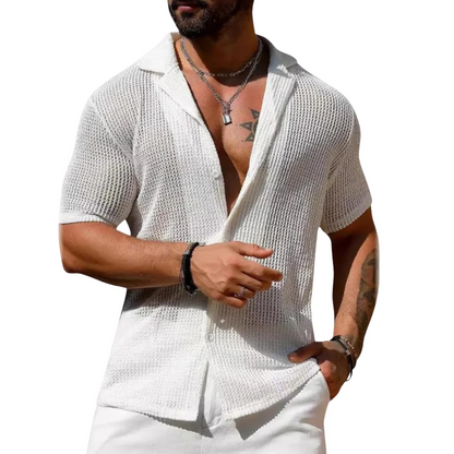 Alex-Camisa calada de manga corta