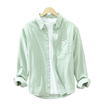 Felipe-Camisa de rayas con elegancia versátil
