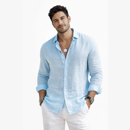 Alonso-Camisa confeccionada en lino