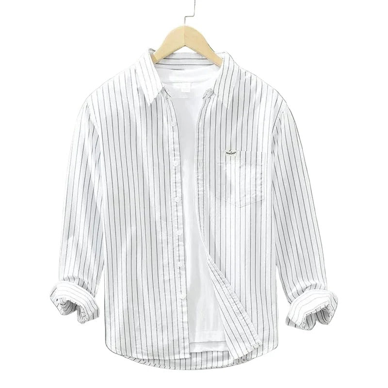 Felipe-Camisa de rayas con elegancia versátil