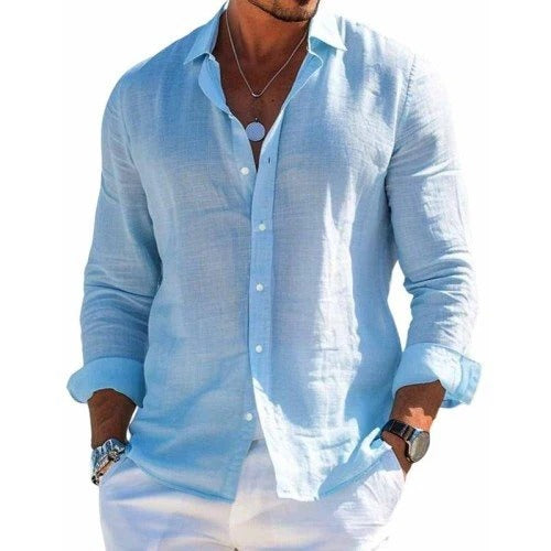 Alonso-Camisa confeccionada en lino