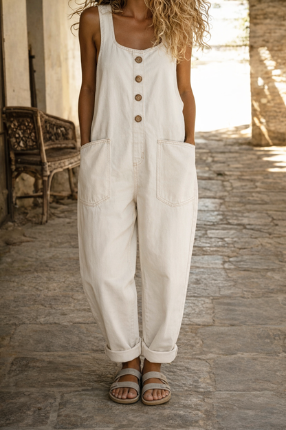 Rocio - Mono informal de denim